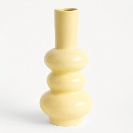 Ваза для цветов 25см керамика песочная JC-16131 (24)