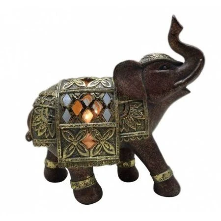 яяяФигурка Слон с подсветкой 20,5 *9 *19,5см (батарейки 3шт. LR44 прилагаются)