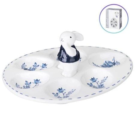 Подставка для яиц (на 6шт) 20,5*16*8см керамика Sunday (24)