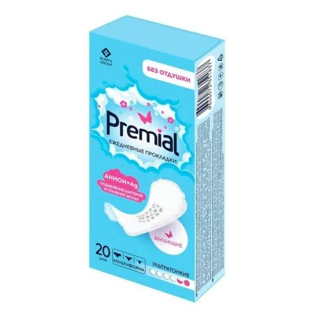Прокладки женские гигиенические на каждый день PROTECT COMFORT 20шт PREMIAL  (48)
