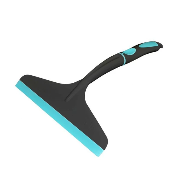 Водосгон 17см пластик Techno черный/голубой (28)