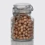 Банка для сыпучих продуктов 100мл стекло с фиксатором JC-15964 (144)