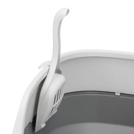 Совок для кошачьего туалета пластик смоки (24)