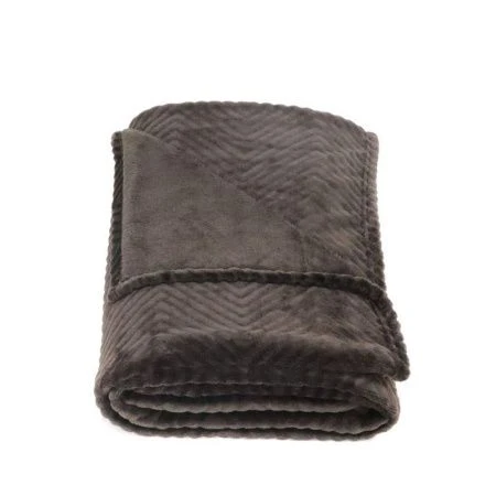 Плед 180*200 микрофибра Capella кофейный