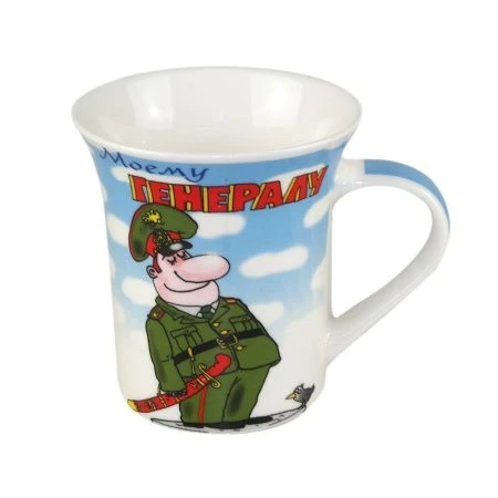 Кружка 310мл керамика EDI-B310P-026 (12/48)