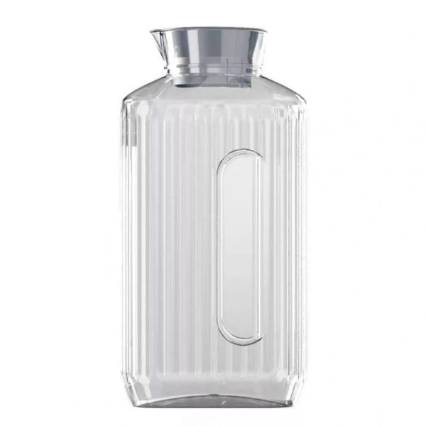 Кувшин 2л 12,9*8,5*26см пластик TREND серый металлик (9)