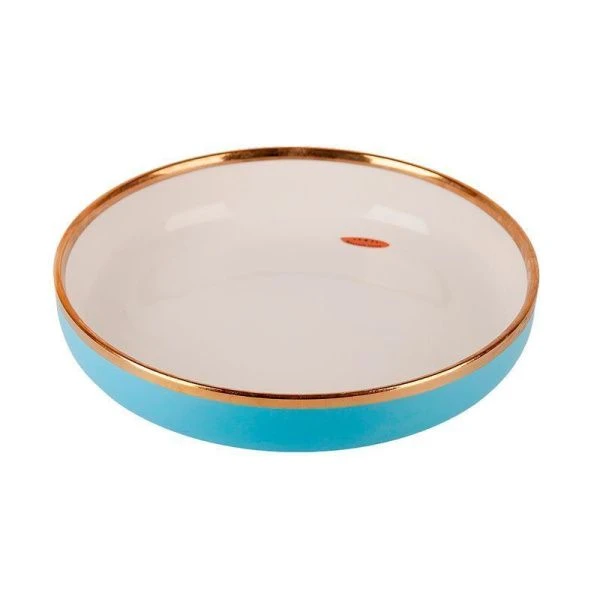 Тарелка мелкая 21,5*4,5см фарфор Royal line. Blue (6/24)