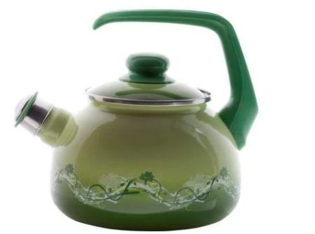 Чайник со св. 2,5л эм. ЛЕТО ВЫВОД таково (бакелит.ручка) 109406 2266 (6)