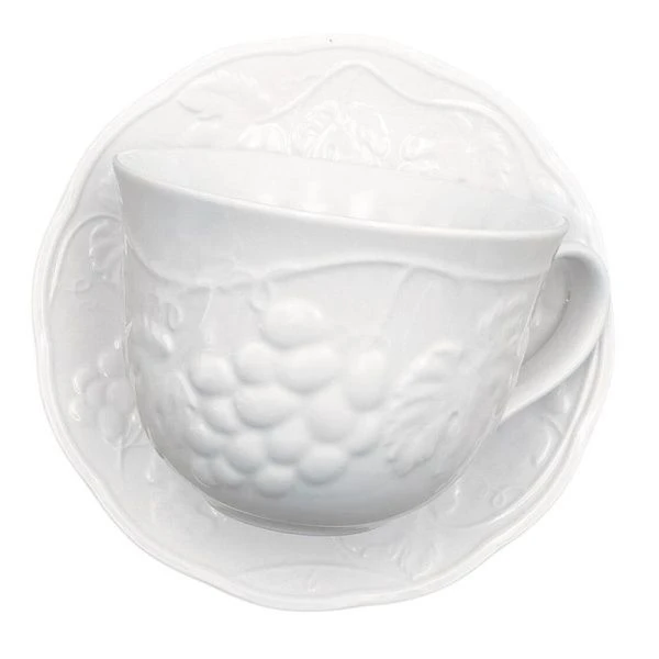 Чайный набор 12пр фарфор ВИНОГРАДНАЯ ЛОЗА на 6 персон 350мл (4)