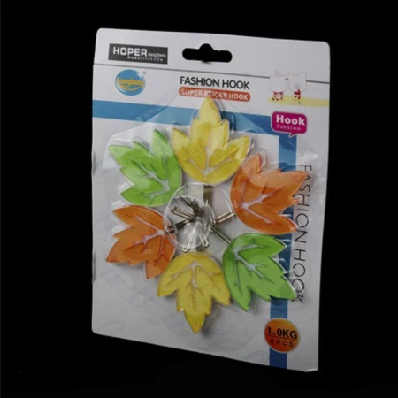 яяяНабор крючков 6шт. Клен на блистере (микс) JC-1691 (160)