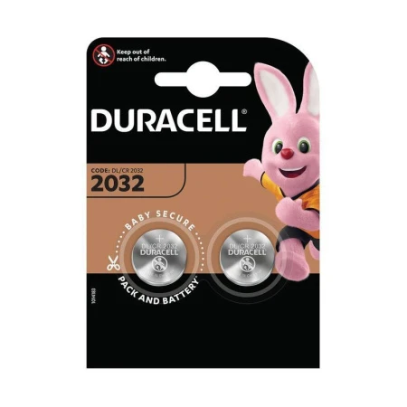 Батарейки набор 2шт. Duracell CR2032 литиевые 2/BL DR CR2032 (10)