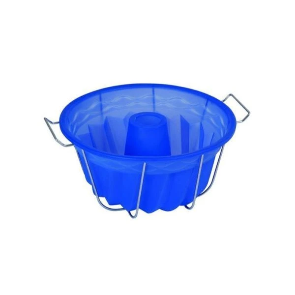 Форма для выпечки 23*10см силикон Кугельхопф на мет.подставке Silicone 93-SI-FO-21 (20) ВЫВОД