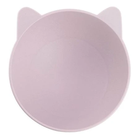Миска для животных 200мл пластик КОТ лавандовый (10)