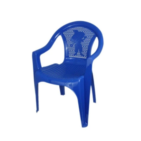 Кресло детское 38*35*53,5см пластик синее (10)