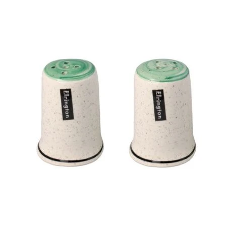 Набор для специй 2пр (солонка, перечница) керамика Аэрография ФИСТАШКОВЫЙ БРИЗ (36)