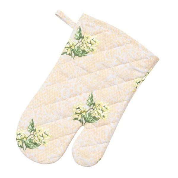 Прихватка-рукавица рогожка 18*30см Глициния бежевый