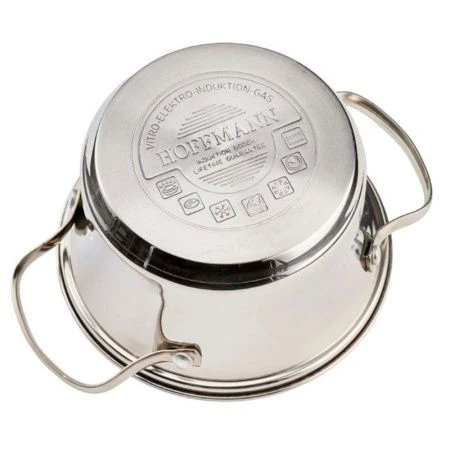 Кастрюля 6,2л нерж.сталь со стекл.крышкой 26см (4)