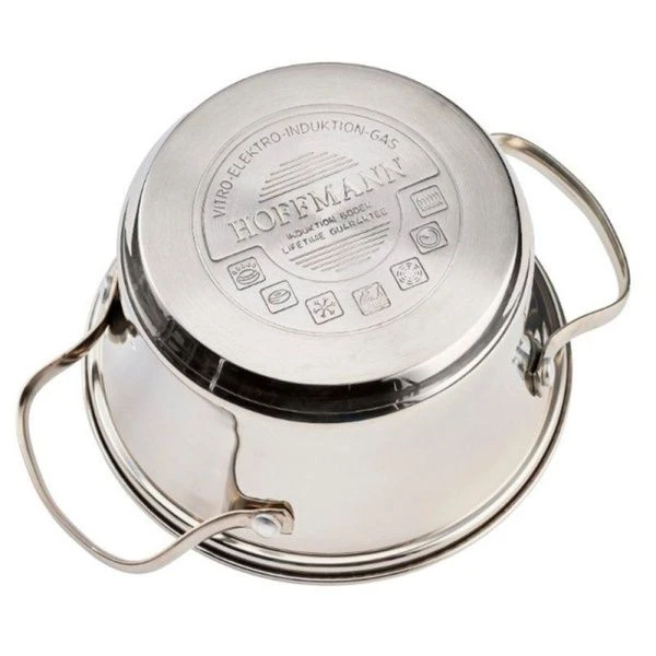 Кастрюля 7,6л нерж.сталь со стекл.крышкой 28см (4)