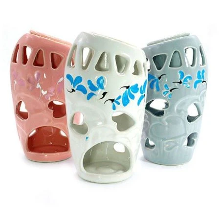 Аромалампа керамика 14*8*6см Цикламен глазурь KRT-33