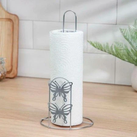 Держатель для бумажных полотенец 27*14см металл БАБОЧКА BT-128 (300)