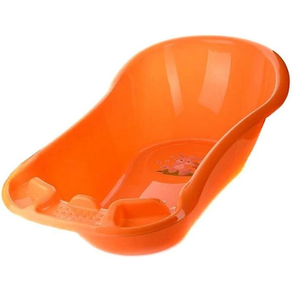 Ванночка детская 55л 100*51*27см пластик ДУНЯ new оранжевый 12001 (5) ВЫВОД