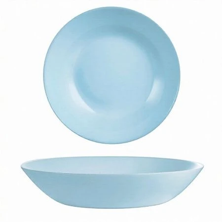 Тарелка глубокая 780мл 20см стеклокерамика ДИВАЛИ ПАРАДАЙС БЛЮ суповая V5829 (24)