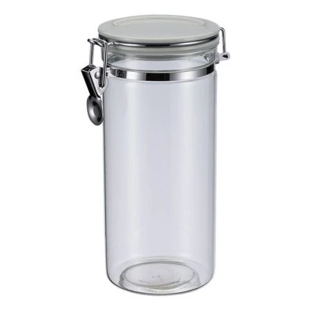 Банка для сыпучих продуктов 1500мл стекло Desco с фиксатором 74-703 (12)