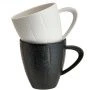 Кружки набор 2шт 360мл фарфор FLAT WHITE collection подар.уп. AK4-0006 (16)