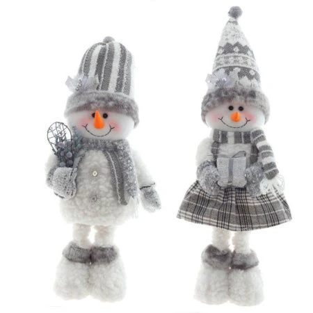 Игрушка мягкая Снеговик L18 W13 H73см 2в.