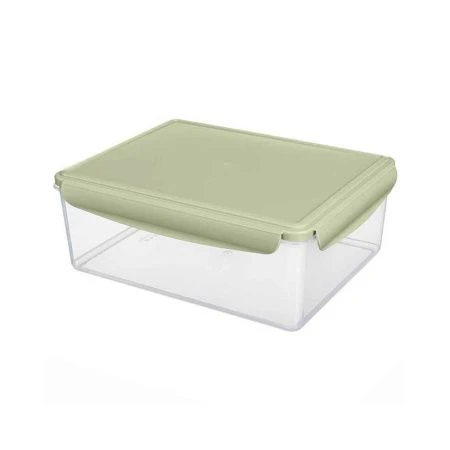 Контейнер пищевой 5,4л 292*228*110мм пластик СВЧ SMART LOCK герметичный зеленый (6)