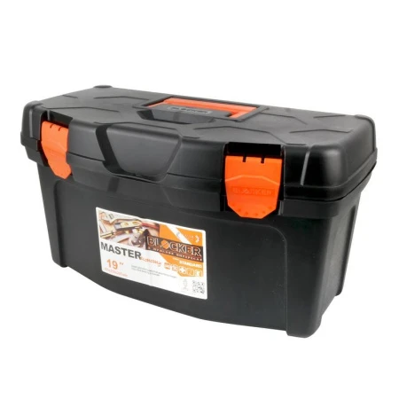Ящик для инструментов 486*256*260мм пластик Master Economy 19 черный /оранжевый (6/7)