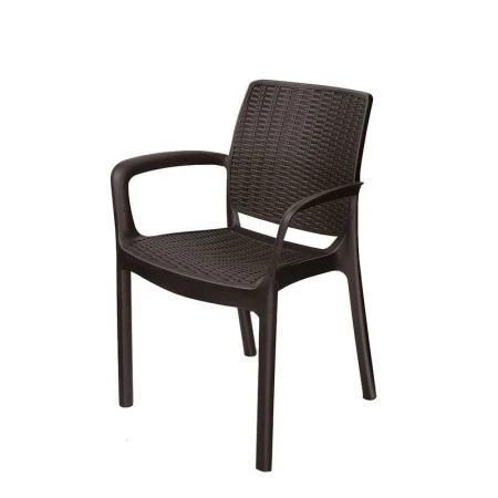 Кресло 550*590*820мм пластик Rodos (max нагрузка до 140кг) венге (4)