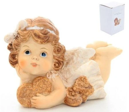 яяяФигурка Ангелочек с пряниками 11*7,3*9см, полистоун (48)
