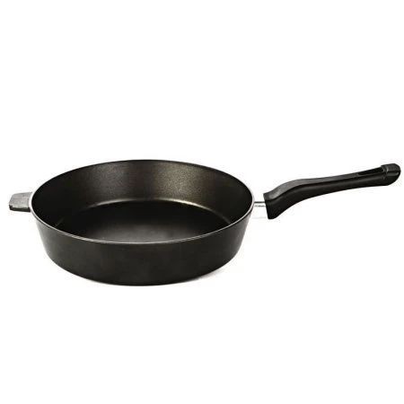 Сковорода 22см алюминий АП ХОЗЯЮШКА без крышки пласт.ручка антрацит ТМ" АЛИТА (10)