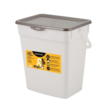 Контейнер для стирального порошка 10л Step антрацит (10)