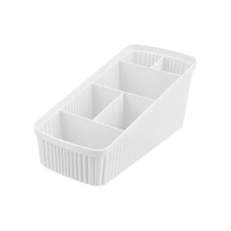 Органайзер универсальный 240*117*106мм пластик VELVET белый (12)