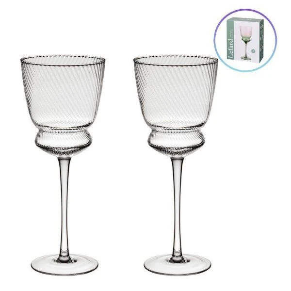 Бокалы для вина набор 2шт 380мл стекло Twist & Shine (10)