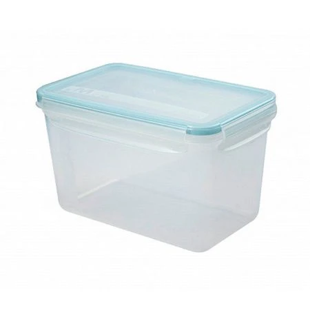 Контейнер пищевой 2л 201*131*126мм пластик ЭКСТРА ЛОК Light M герметичный голубой) (12)