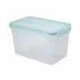 Контейнер пищевой 2л 201*131*126мм пластик ЭКСТРА ЛОК Light M герметичный голубой) (12)