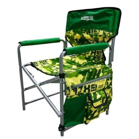Кресло складное походное 49*49*72см металл с карманом (max нагр.100кг) ткань экстрим КС1 (2)