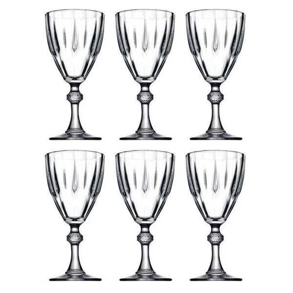 Бокалы для вина набор 6шт 190мл стекло ДАЙМОНД 44757В (4)