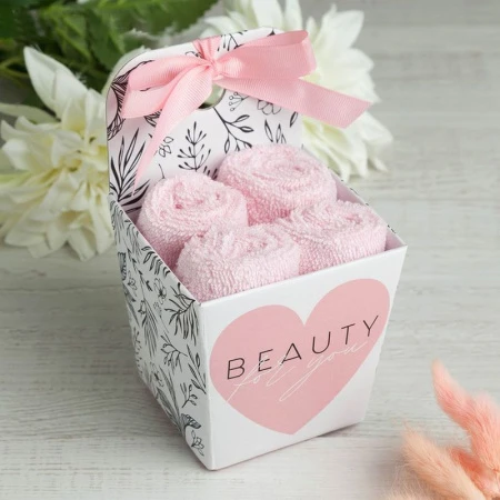 яяяНабор салфеток 4шт. 30*30 махровые Beauty