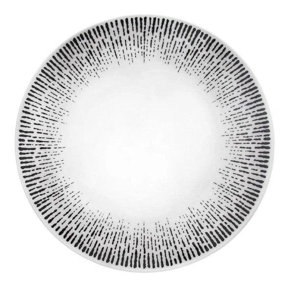 Тарелка мелкая 23см керамика MILA RIPSY обеденная 253-27009 (36)