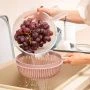 Дуршлаг 22,5см пластик с ручкой двойной (9)
