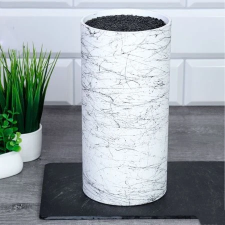 Подставка для ножей с наполнителем 22*11см пластик Круг PPK200 (12)