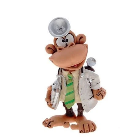 Фигурка Обезьяна. Утренний обход, полистоун 6,8*6,2*12,4см