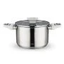 Кастрюля 5,1л нерж.сталь ФЛОРА стекл.крышка 22см, h13,5см индукц.капс.дно LR02-259 (4)