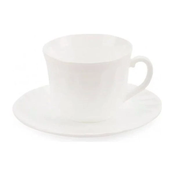 Чайный набор 8пр стеклокерамика ТРИАНОН на 4 персоны 280мл (6)