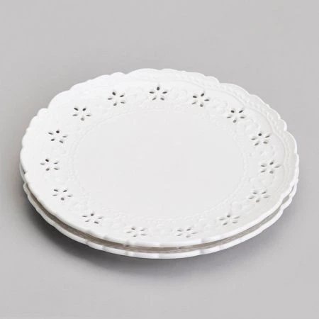 Тарелки мелкие набор 2шт 25*2,5см фарфор Style обеденные (12)