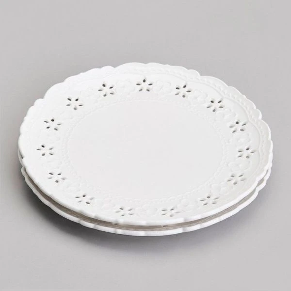 Тарелки мелкие набор 2шт 25*2,5см фарфор Style обеденные (12)